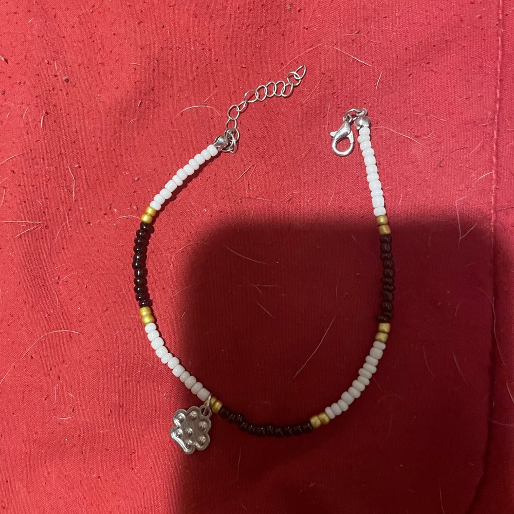 ✨3/$35 Elegant Beaded Bracelet with Silver Charm